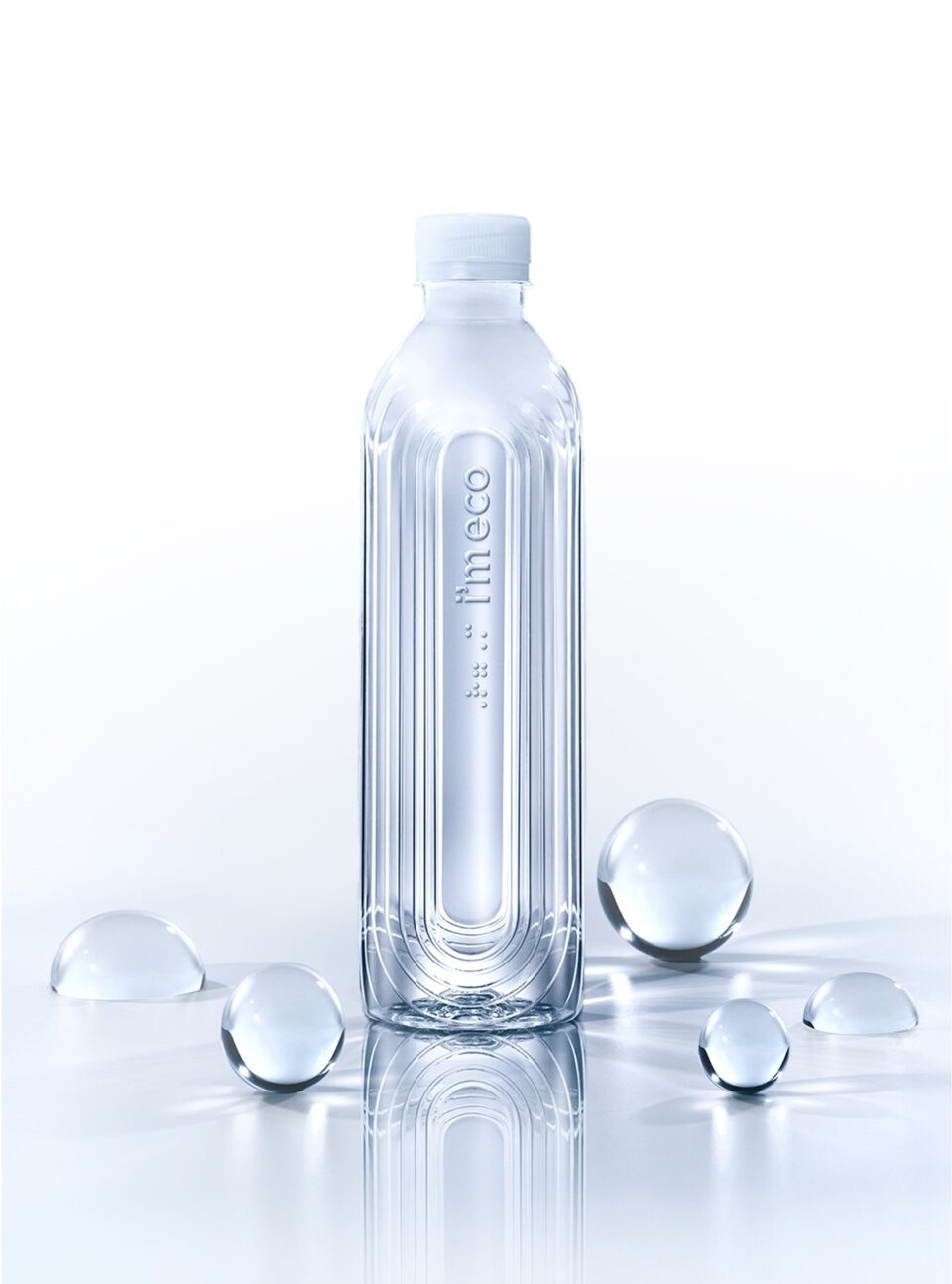 Revolutionizing Recycling: Embossed, Label-Free PLA Water Bottle Design Enhances Circularity beverage packaging, food and drink packaging, food and drink sustainable packaging, Recyclability Food and Beverage Business