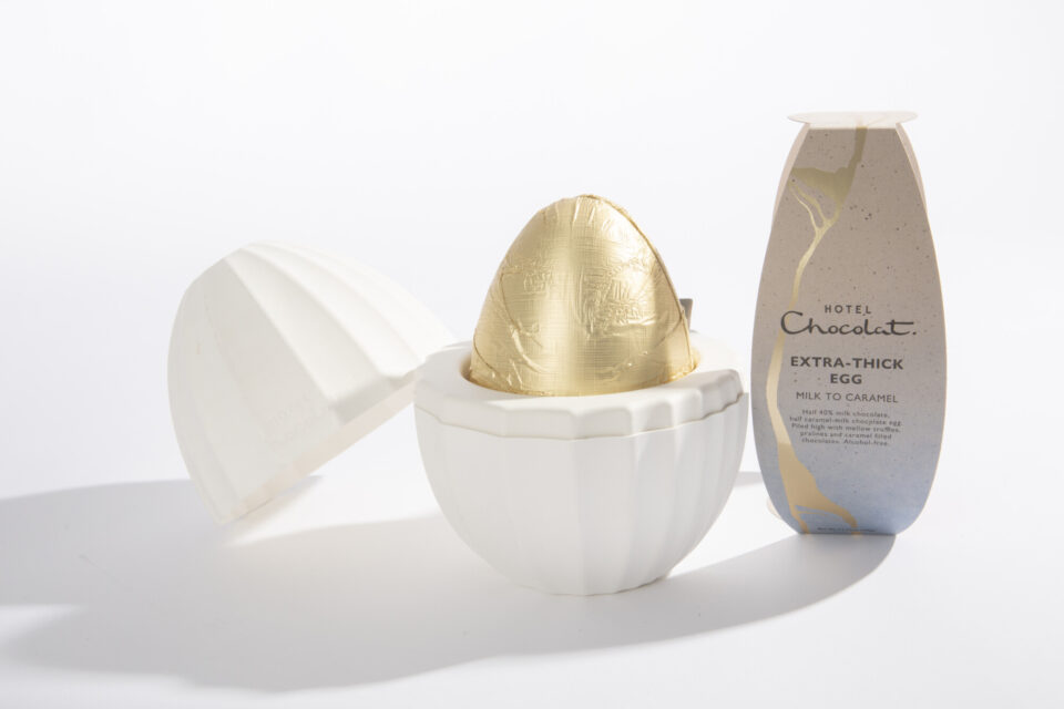 Hotel Chocolat triumphed in the Food Packaging Innovation Award with its Extra-Thick Easter Egg