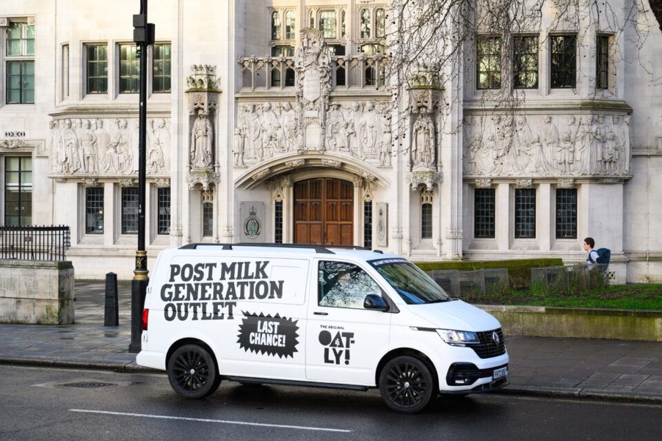 Oatly gives away thousands of items of ‘illegal’ merch after UK Supreme Court ruling Food and Beverage Business