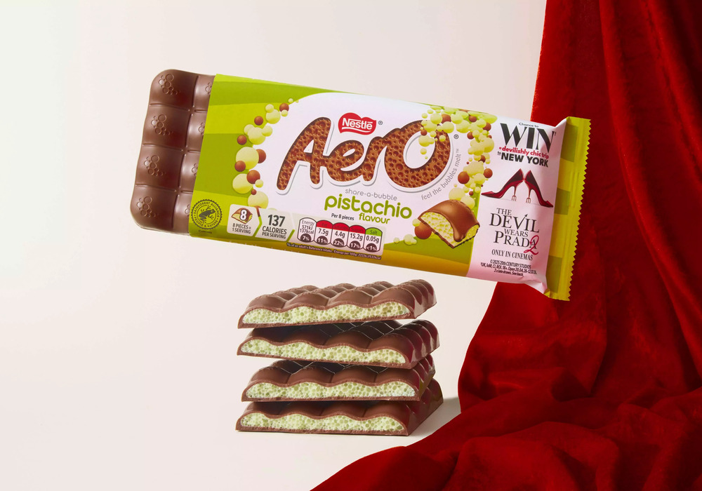 Aero Embraces Nutty Trends Aero, chocolate, confectionery, flavor, food trends, innovation, nutty trends, snacks Food and Beverage Business