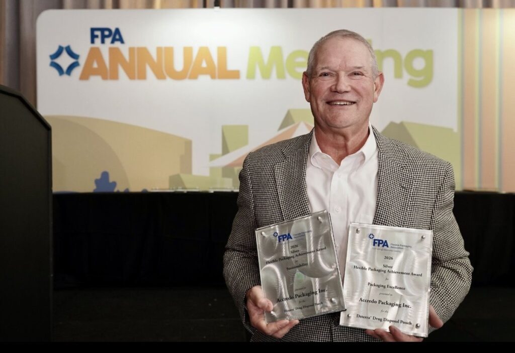 Accredo Packaging Wins Five Prestigious Awards for Outstanding Packaging Innovation Awards, Flexible packaging, food and drink packaging, food and drink sustainable packaging, Food packaging, sustainable packaging Food and Beverage Business