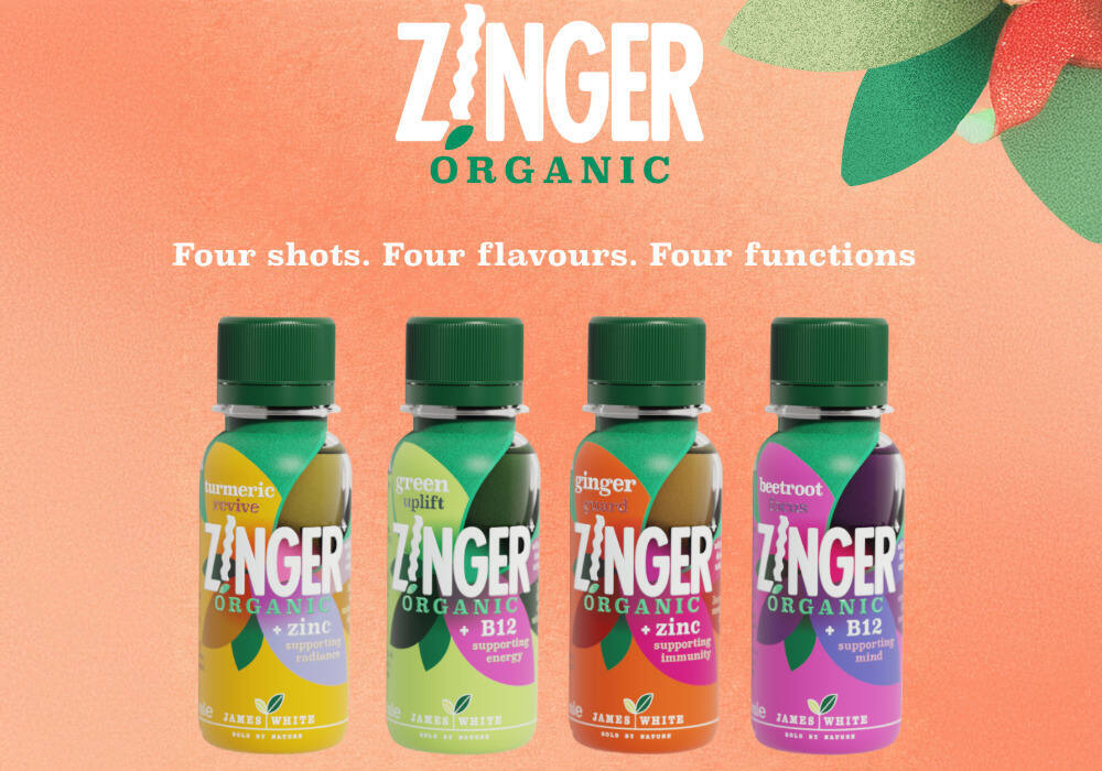James White Drinks Expands Zinger Functional Range Beverage, drinks, Functional Range, James White, Product Launch, Zinger Food and Beverage Business