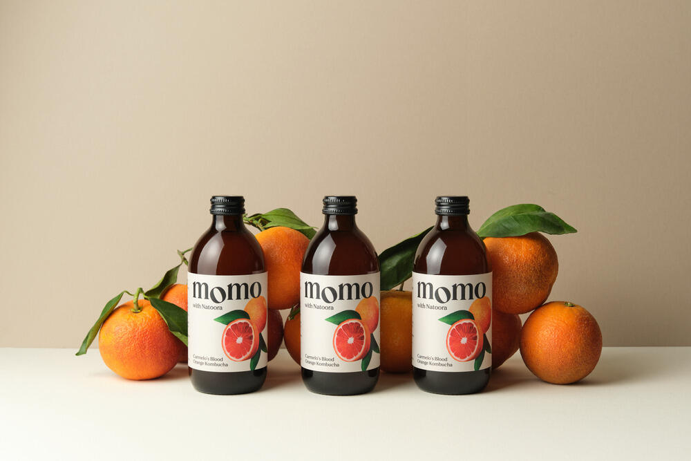MOMO and Natoora Launch Seasonal Kombucha Kombucha, Momo, Natoora, seasonal Food and Beverage Business