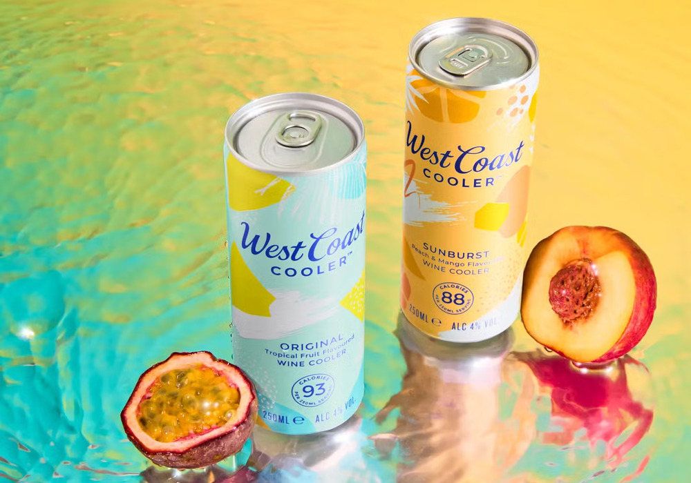 Pernod Ricard Unveils West Coast Cooler Ready-to-Drink Beverage alcohol, beverages, drinks industry, Here are the tags based on the title you provided: Pernod Ricard, launch, ready-to-drink, RTD, West Coast Cooler Food and Beverage Business