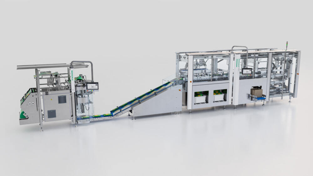Syntegon's Integrated IQF Line Enhances Case Density and Logistics Efficiency Automation, case density, efficiency, food processing, Here are some tags based on the title provided: Syntegon, integrated, IQF, Line, Logistics, supply chain, technology Food and Beverage Business