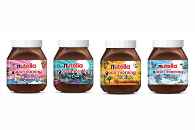 Nutella Welcomes You with Art-Inspired Label Series art label series, creative marketing, food branding, good morning, Nutella, packaging, packaging design Food and Beverage Business