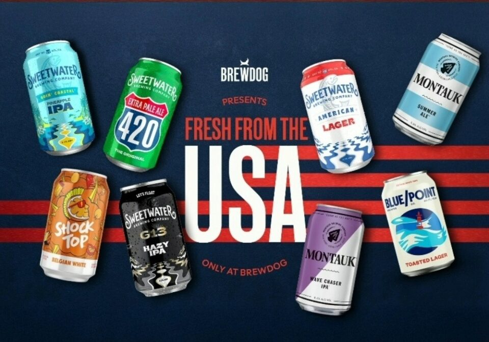 BrewDog Launches Legendary American Craft Beers in the UK American, beer culture, beverage industry, BrewDog, brewery, craft beer, craft beers, Iconic, UK Food and Beverage Business