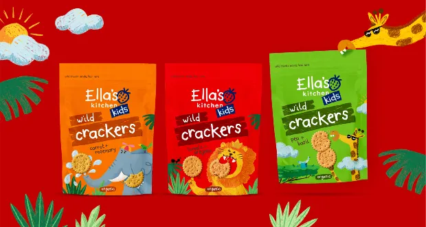 Ella’s Kitchen Expands into Kids’ Category with New Snack Line children, design agency, Ella’s Kitchen, Food Industry, healthy eating, kids, Market Expansion, New Products, packaging design, parenting, snack range, snacks Food and Beverage Business