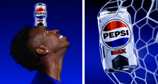PepsiMAX Launches Football-Themed Cans That Change with Temperature beverage cans, beverage innovation, drinks, Football, Here are some tags based on the title: PepsiMAX, marketing, Product Launch, sports merchandise, temperature-activated, themed cans Food and Beverage Business