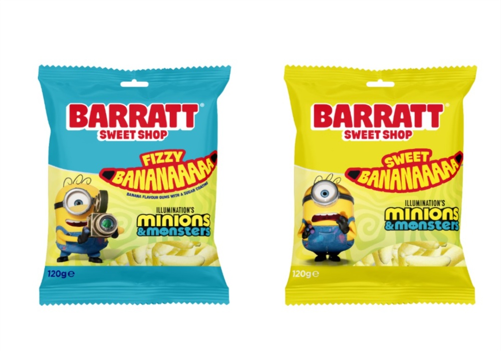Barratt Sweet Shop Goes Bananas! Food and Beverage Business Barratt Sweet Shop Goes Bananas! Candy, Fun, goes bananas, Here’s a list of comma-separated tags based on the title "Barratt Sweet Shop goes bananas": Barratt, playful, retail, snacks, Sweet Shop, Sweets, Treats Food and Beverage Business