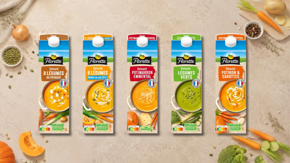 Florette Transitions from PET to Carton Packaging for Soup Overhaul cartons, Florette, Overhaul, packaging, PET, soup Food and Beverage Business