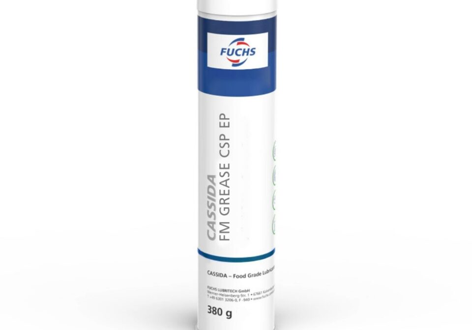 Fuchs Showcases the Cassida FM Grease CSC EP Series Cassida, CSC EP Series, FM Grease, Fuchs, grease, industrial products, Lubrication, Manufacturing Food and Beverage Business