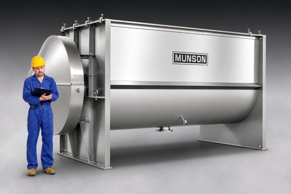 High-Capacity Ribbon Blender for Food and Beverage Applications blending equipment, Drink Technology, food processing, food technology, high-capacity, industrial equipment, mixing technology, ribbon blender Food and Beverage Business