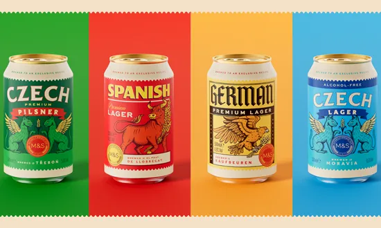 M&S Introduces Craft and Continental Beers Created by Thirst beer design, beverage launch, continental beer, craft beer, drinks, M&S, new pack, thirst Food and Beverage Business
