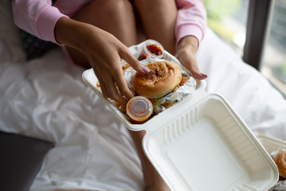 UK Consumers Shift Away from Impulse Purchases of On-the-Go Food Communication, concepts, connection, consumerism, convenience, e-commerce, global business, global communications, holding, human hand, ideas, information medium, internet, males, mobile phone, palm, shopping, shopping cart, smart phone, technology, touch screen Food and Beverage Business