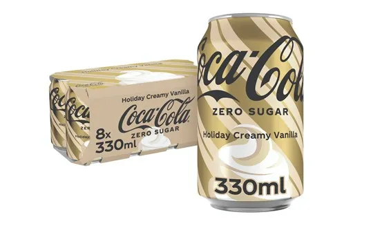 Coca-Cola Unveils Limited-Edition Holiday Creamy Vanilla Coca-Cola, Creamy Vanilla, drinks, festive flavor, holiday, Limited Edition, new pack, seasonal beverage, Soda, soft drink Food and Beverage Business
