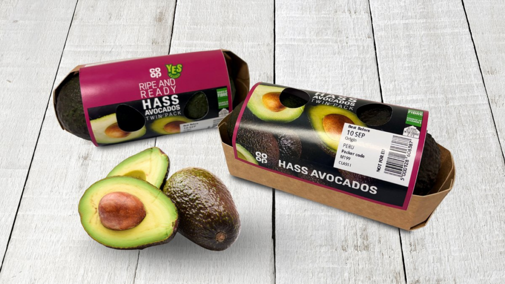 Linerless Packaging Drives Strong Sales Growth for Twin Pack Avocados Food and Beverage Business Linerless Packaging Drives Strong Sales Growth for Twin Pack Avocados food and drink packaging, food and drink sustainable packaging, Food packaging, Recyclability Food and Beverage Business