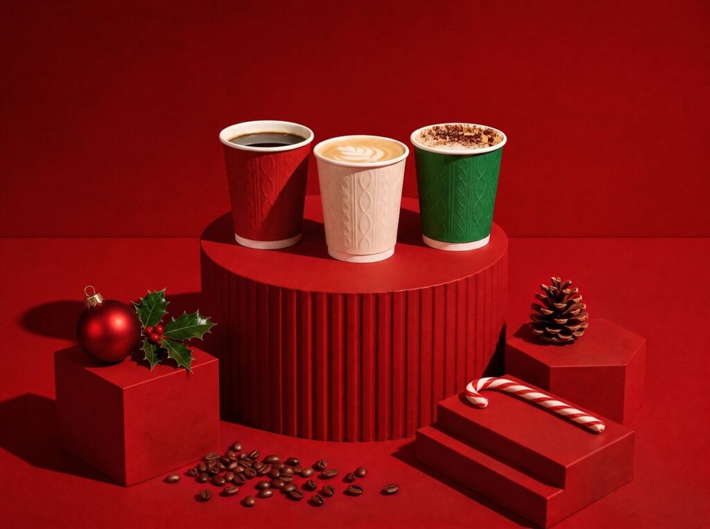 Go-Pak launches cost-saving festive cup range for foodservice operators Food and Beverage Business Go-Pak launches cost-saving festive cup range for foodservice operators beverage packaging, food and drink packaging, food and drink sustainable packaging, Recyclability Food and Beverage Business
