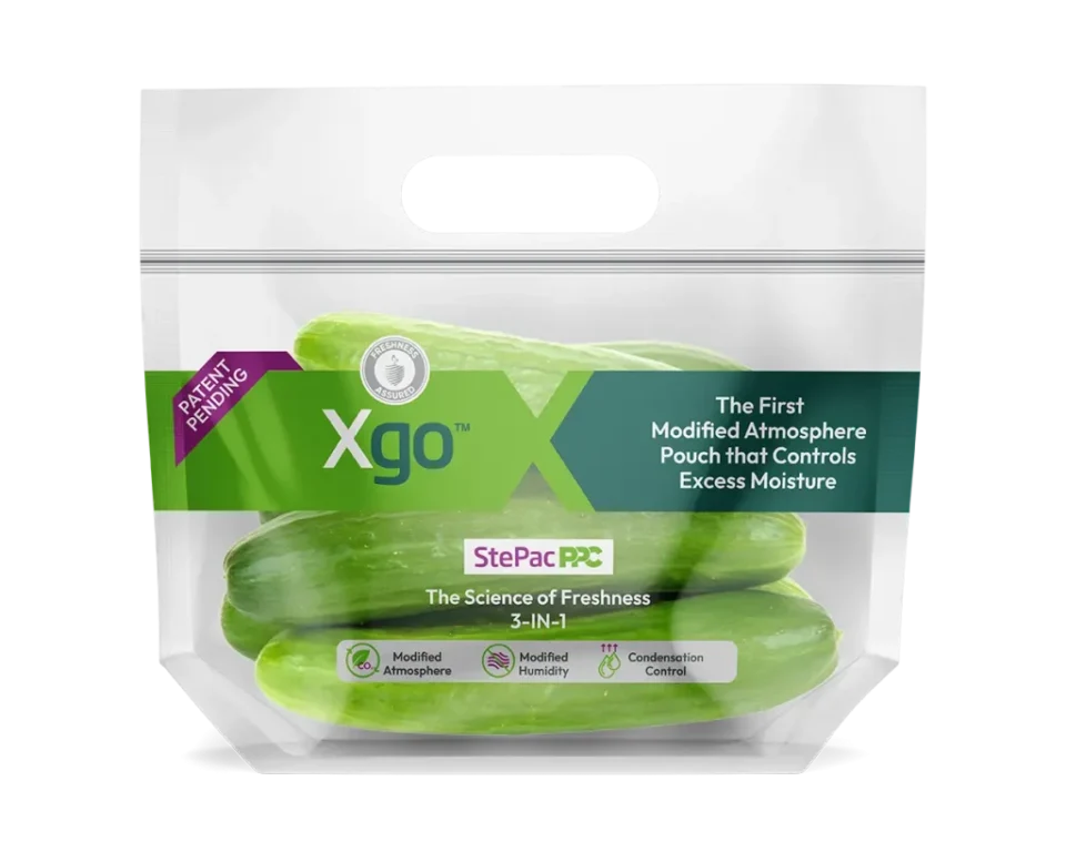 StePacPPC’s Resealable Xgo™ PAZ Pouches Extend Cucumber Freshness with 3-in-1 Packaging Technology Flexible packaging, food and drink packaging, food and drink sustainable packaging, Food packaging Food and Beverage Business