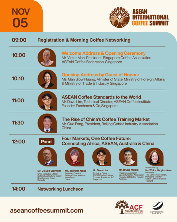 lobal Coffee Leaders to Gather in Singapore for ASEAN International Coffee Summit 2026 Food and Beverage Business lobal Coffee Leaders to Gather in Singapore for ASEAN International Coffee Summit 2026 Food and Beverage Business