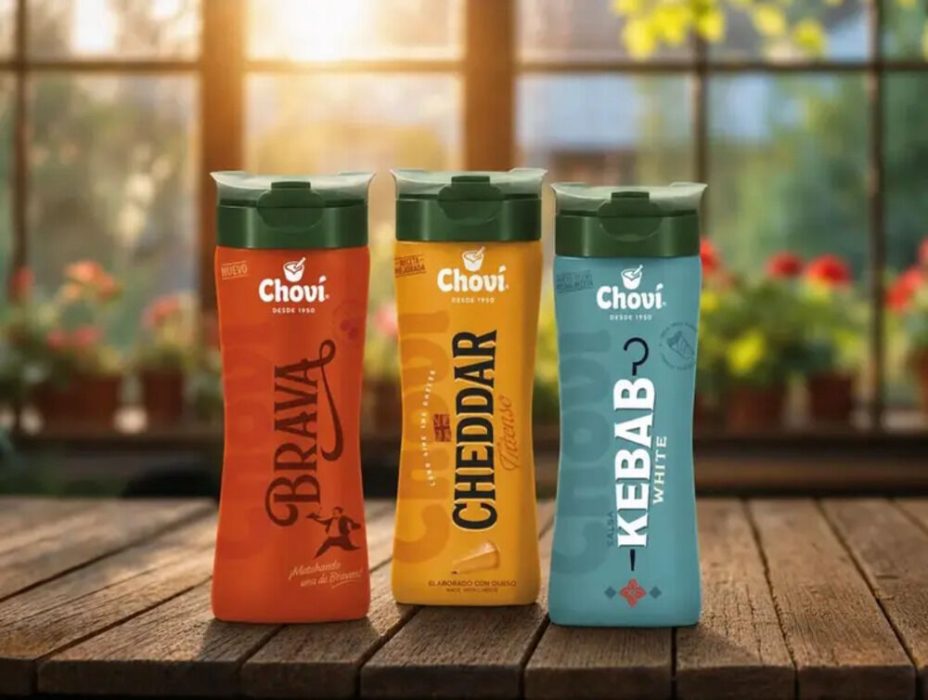Amcor’s Bespoke Flip-Top Closure Brings Versatility to Choví Amcor, bespoke packaging, Choví, condiment packaging, dispensing closures, Flexible packaging, flip top closure, Food packaging, Packaging innovation, sustainable packaging Food and Beverage Business