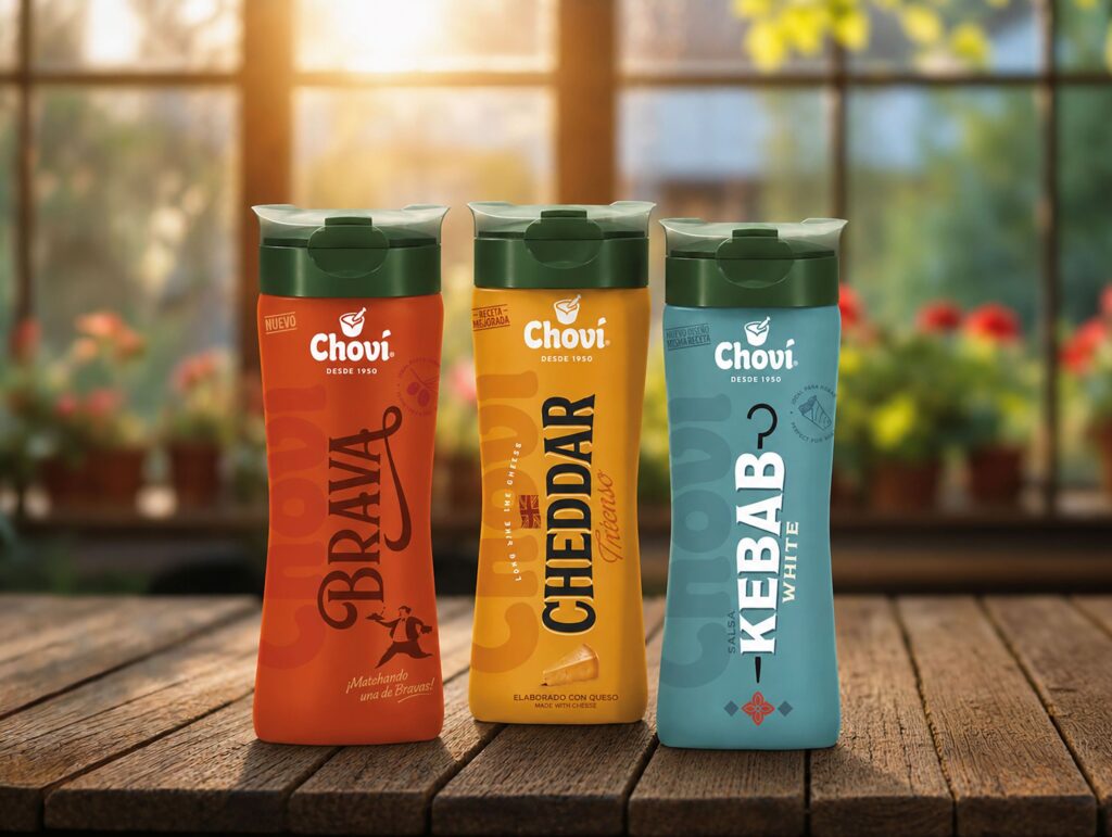 Amcor delivers bespoke flip top closure for Spanish sauce brand Choví Food and Beverage Business