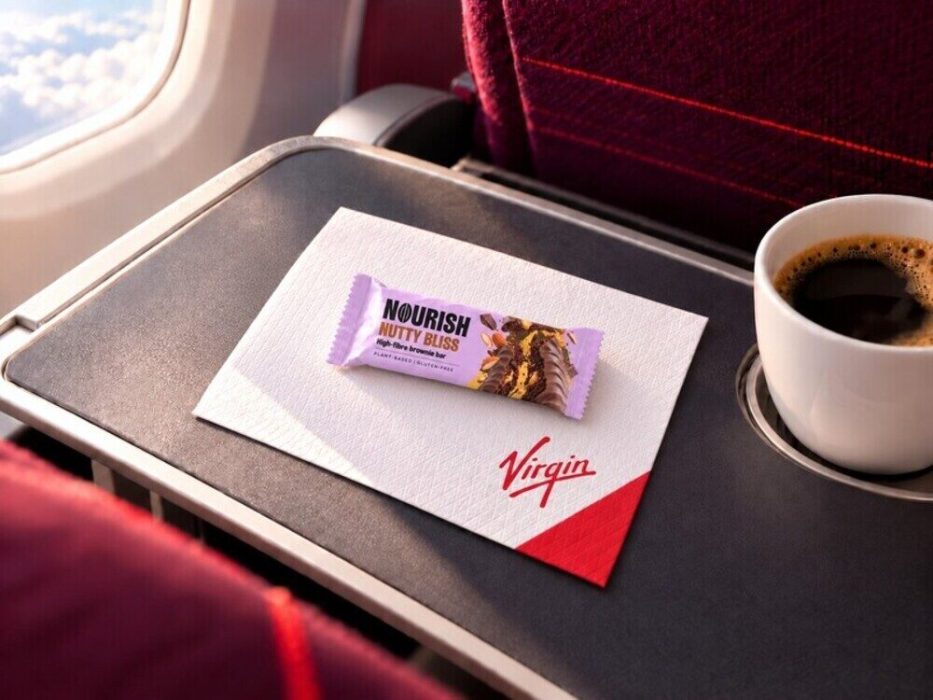 Virgin Airways Adopts Nutty Bliss High-Fibre Brownie Bars airline food, brownie bars, confectionery, healthy snacks, high-fibre, Nutty Bliss, snack bars, Virgin Airways Food and Beverage Business