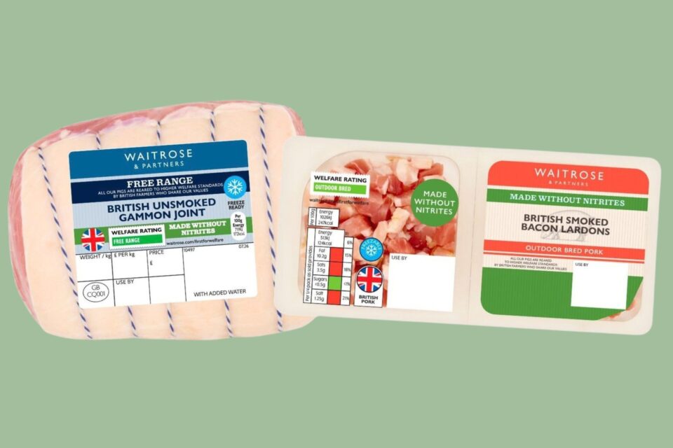 Waitrose expands nitrite-free range as consumer demand accelerates clean label, Consumer trends, food retail, health-conscious consumers, nitrite-free, processed meat, product expansion, Waitrose Food and Beverage Business